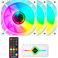 Комплект вентиляторов GAMEMAX KF300 White 3-Pack