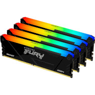 Модуль памяти KINGSTON FURY Beast RGB DDR4 3600MHz 128GB Kit 4x32GB (KF436C18BB2AK4/128)