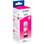 Контейнер с чернилами EPSON 108 Magenta (C13T09C34A)