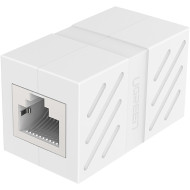 Соединитель витой пары UGREEN NW114 RJ-45 Ethernet Cable Extender Adapter Cat.7 White (20311)