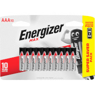 Батарейка ENERGIZER Max AAA 10шт/уп (6935216)