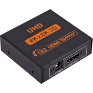 HDMI сплиттер 1 to 2 GREENVISION 1x2, 4Kx2K, 3D
