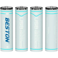 Аккумулятор BESTON Li-ion AA 1460mAh TipTop, Type-C зарядка 4шт/уп (2AC-60/AA620265)