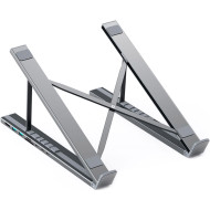 Порт-репликатор CHOETECH M48 7-in-1 USB-C Hub & Laptop Stand (HUB-M48-GY)