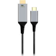 Кабель CABLEXPERT A-CM-HDMIM8K-2M USB-C - HDMI 2м Gray