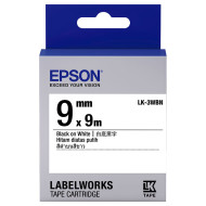 Лента EPSON LK-3WBN 9mm Black on White (C53S653003)