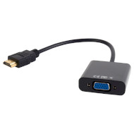 Адаптер CABLEXPERT HDMI - VGA v1.4 0.15м Black (A-HDMI-VGA-03)