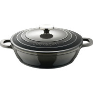 Сотейник BERGNER Excalibur Gray 28см с крышкой (BG-36103-GY)