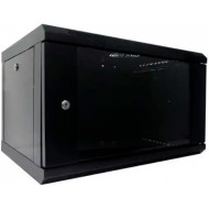 Настенный шкаф 19" HYPERNET WMNC-500-9U-Flat-Black (9U, 600x500мм, RAL9005)