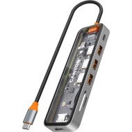 Порт-репликатор CANYON DS-13 USB-C Multiport Hub 7-in-1 (CNS-TDS13)