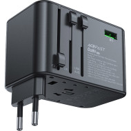 Универсальное зарядное устроство ACEFAST Z1 2300W + PD75W GaN 3xUSB-C, 2xUSB-A Black