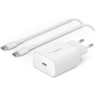 Зарядное устройство BELKIN Boost Up Charge 25W USB-C PD3.0 PPS Wall Charger White w/Type-C to Type-C cable (WCA004VF1MWH-B6)