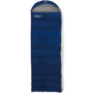 Спальник-одеяло CAMPOUT Oak 190 +1°C Blue Left (251357)