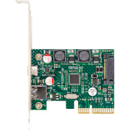 Адаптер FRIME PCIe to USB3.2 Gen2 Type-A+C (1+1) ASM3142 (ECF-PCIETOUSB011.LP)