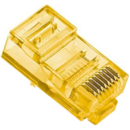 Коннектор ATIS RJ-45 UTP Cat.5e 100шт/уп Yellow (UTP RJ45 YELLOW 100)