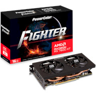 Відеокарта POWERCOLOR Fighter AMD Radeon RX 7600 XT 16GB GDDR6 (RX 7600 XT 16G-F)