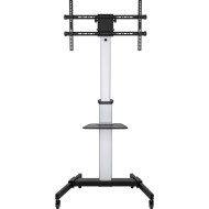 Презентационная стойка с креплением под ТВ OFFICEPRO TVS455 37"-86" Silver
