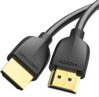 Кабель VENTION Portable 4K@60Hz Male to Male HDMI v2.0 0.5м Black (AAIBD)