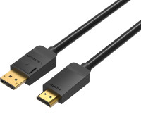 Кабель VENTION DisplayPort to HDMI Cable DisplayPort - HDMI v1.4 2м Black (HADBH)