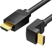 Кабель VENTION HDMI Right Angle Cable 90 Degree HDMI v2.0 1.5м Black (AARBG)
