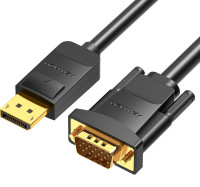 Кабель VENTION DisplayPort - VGA 1.5м Black (HBLBG)