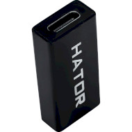 Адаптер HATOR USB 3.0 Female to Type-C Female Black