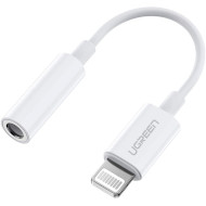 Адаптер UGREEN US212 Headphone Jack Adapter Lightning - AUX White (30759)