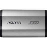 Портативный SSD диск ADATA SD810 4TB USB3.2 Gen2x2 Silver (SD810-4000G-CSG)