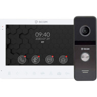 Видеодомофон BCOM BD-780FHD White + BT-400FHD Black