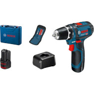 Аккумуляторная дрель-шуруповёрт BOSCH GSR 12V-15 Professional (0.601.868.10G)