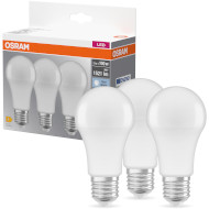 Лампочка LED OSRAM LED Base A60 E27 13W 4000K 220V (3 шт. в комплекте) (4058075819559)