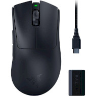 Мышь игровая RAZER DeathAdder V3 Pro w/HyperPolling Wireless Dongle Black (RZ01-04630300-R3WL)