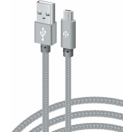 Кабель INTALEO CBGNYM1 USB-A to Micro 1м Gray (1283126477676)