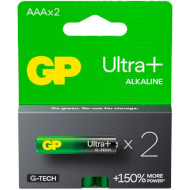 Батарейка GP Ultra Plus AAA 2шт/уп (24AUP21-SB2)