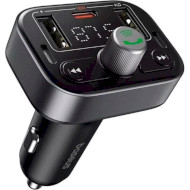 FM-трансмиттер BASEUS T-typed S-09 Pro Bluetooth MP3 Car Charger Black (C10762200113-00)