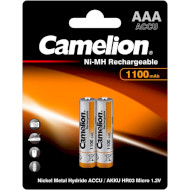 Аккумулятор CAMELION NiMH AAA 1100mAh 2шт/уп (17011203)