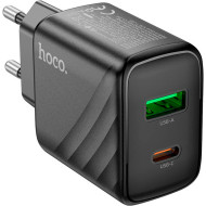 Зарядное устройство HOCO CS23A Sunlight 1xUSB-C, 1xUSB-A, PD30W, QC3.0 Black (6942007609944)