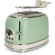Тостер ARIETE 155 Vintage 2-slice w/pliers Green (00C015504AR0)