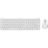 Комплект беспроводной LOGITECH MK950 Signature Slim Combo Off-White (920-012491)