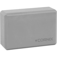 Блок для йоги CORNIX XR-0105 22.8x15.2x7.6см Gray