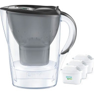Фильтр-кувшин для воды BRITA Marella Memo MX Pro Graphite 2.4л + 3 картриджа (1052796)