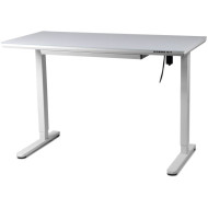Компьютерный стол с электрорегулировкой высоты BARSKY StandUp White Glass (BST-12NEW)