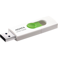 Флэшка ADATA UV320 USB3.2 256GB White/Green (AUV320-256G-RWHGN)