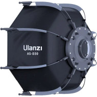 Софтбокс ULANZI AS-D30 30cm Octagonal Softbox with Mini Bowens Mount and Grid (L083GBB1)