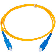 Оптический патч-корд COR-X SC/UPC-SC/UPC, SM, Simplex, 1м Flex, Yellow (OFPC-SC/UPC-SC/UPC-1-FLEX)