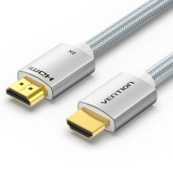 Кабель VENTION HDMI Male to Male Cable 8K HDMI v2.1 1.5м Silver (ALCIG)