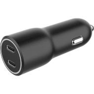 Автомобильное зарядное устройство GEMBIRD 2xUSB-C, PD20W, 40W Black (TA-UC-C2PD40-CAR-01)