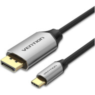 Кабель VENTION Male to Male HD Cable USB-C - DisplayPort 1.5м Black (CGZBG)