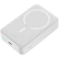 Повербанк MagSafe BASEUS Magnetic Mini Wireless Fast Charge Power Bank 20W 20000mAh White (P10022102212-01/PPCXM20)