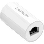 Соединитель витой пары UGREEN NW116 RJ-45 Ethernet Connector Cat.6 White (20391)
